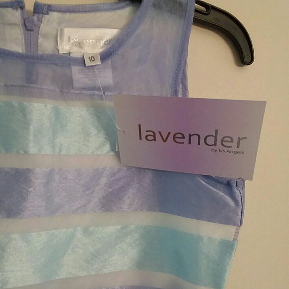 Lavender by Us Angel Girl's DRESS SIZE: 10 - Picture 6 of 8